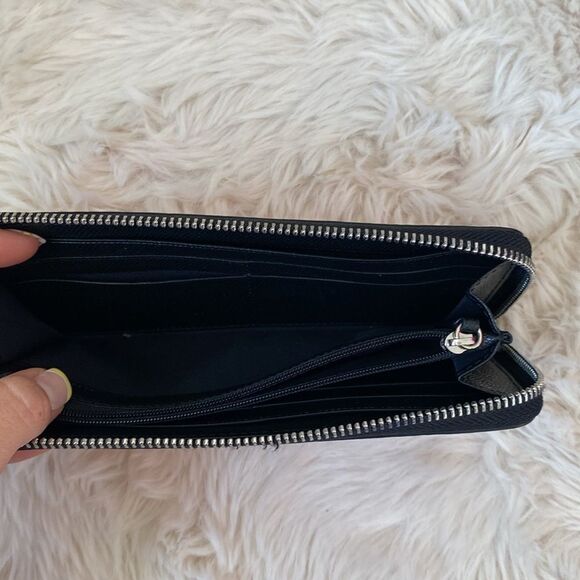 Coach Rose Floral Patter Long Zippy Wallet - Picture 11 of 16